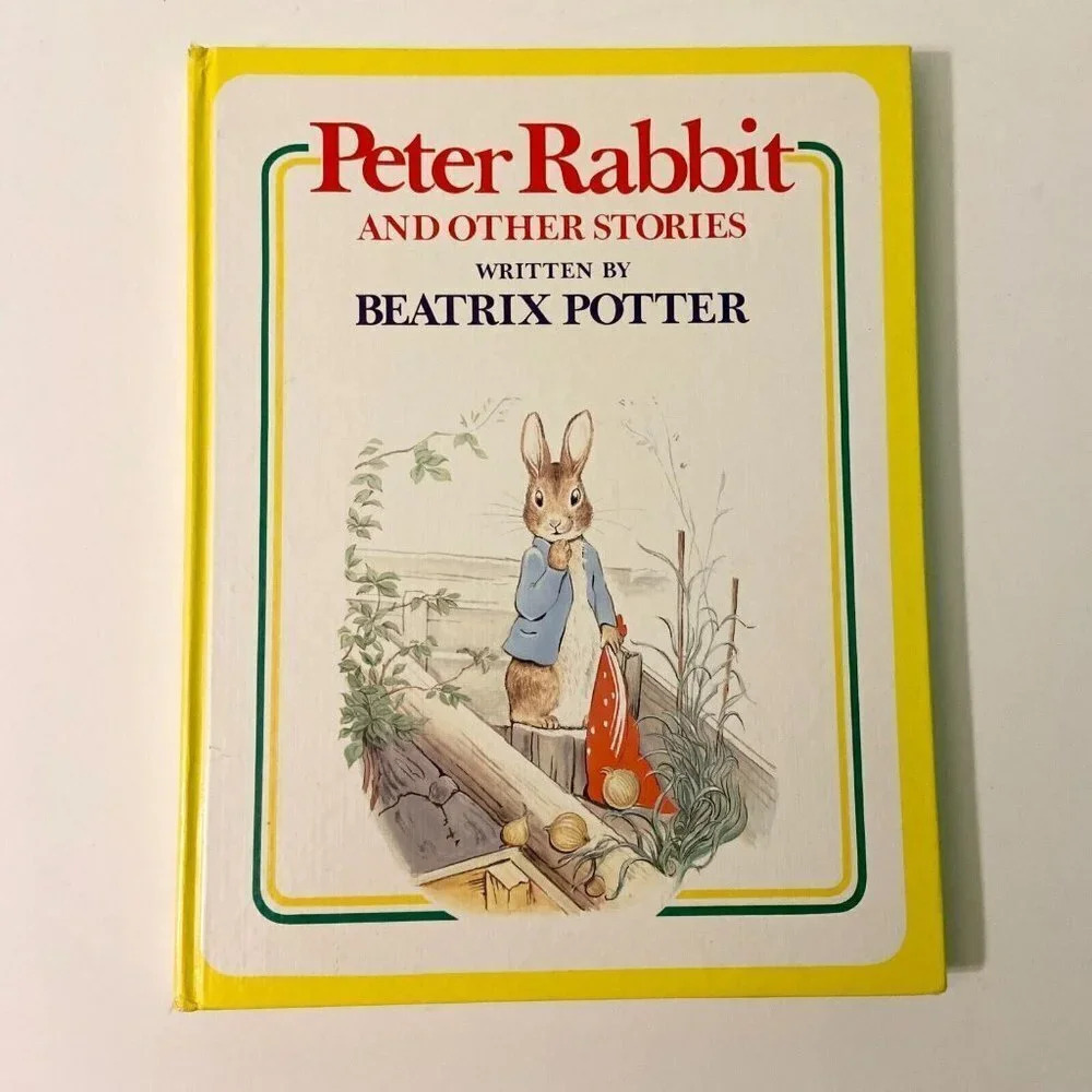Vintage 1977 Peter Rabbit and Other Stories by Beatrix Potter Castle Hardcover